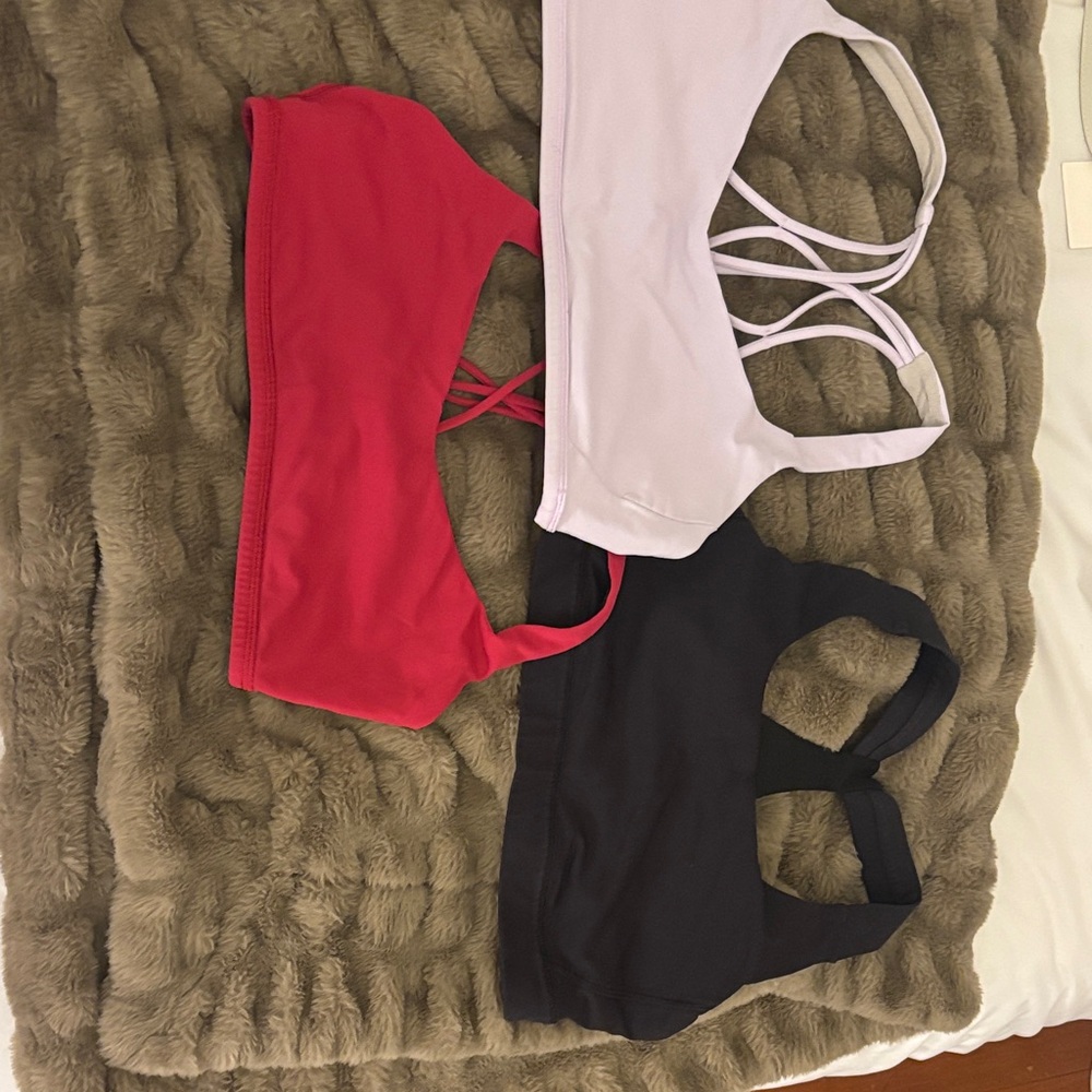3- lululemon sports bras